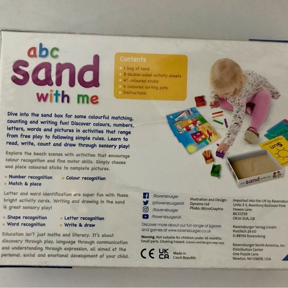 Ravensburger ABC Draw with Me Sand Learning Toy Ages 3+ - Picture 2 of 3